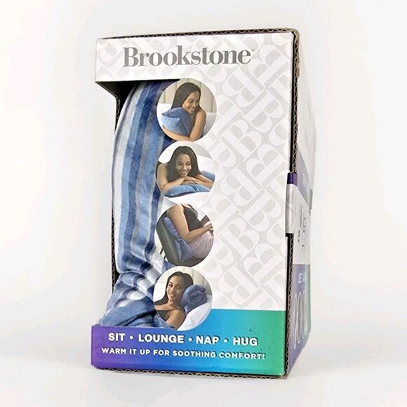 Brookstone HUG'ZZZ Soft Pillow - Microwaveable Gel Pack for Warming Sensation - Picture 5 of 6